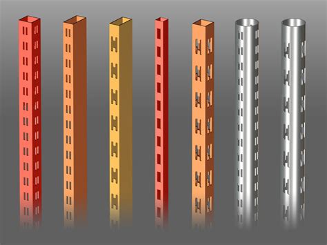 slotted steel tube